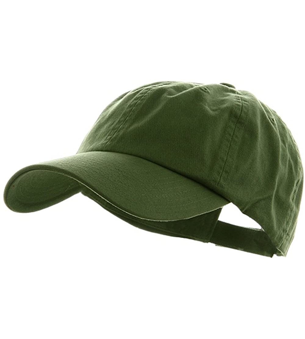 Baseball Caps Low Profile Dyed Cotton Twill Cap - Cactus - CK112GBY707 $12.20