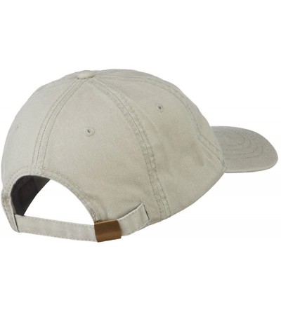 Baseball Caps Western State Alaska Embroidered Washed Cap - Stone Grey - C611MJ3UPXF $26.93