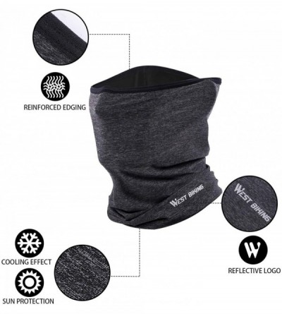 Balaclavas Ice Silk Breathable Balaclava- Versatile Face Mask Neck Gaiter- Riding Running Headwear for UV Wind Dust - C318Q8K...