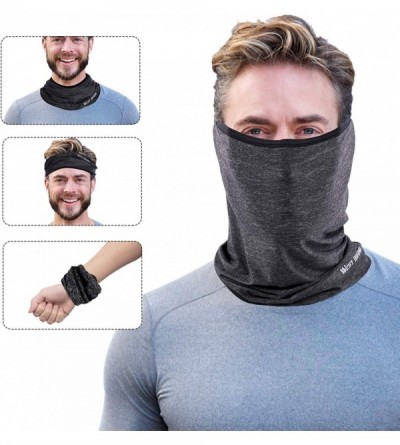 Balaclavas Ice Silk Breathable Balaclava- Versatile Face Mask Neck Gaiter- Riding Running Headwear for UV Wind Dust - C318Q8K...