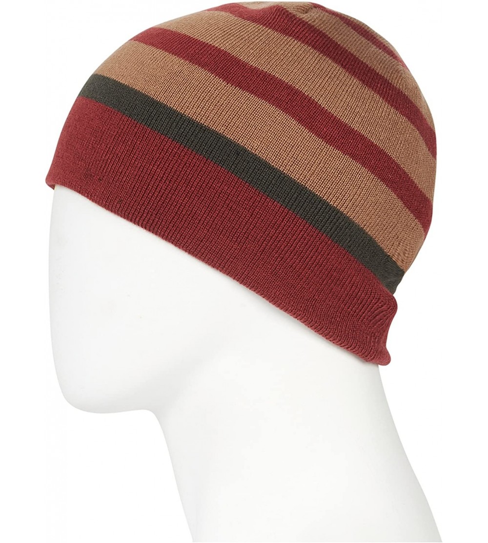 Skullies & Beanies Men's Switch Reversible Beanie - One-Size - Rusty Red - CB180RQ5L64 $18.04