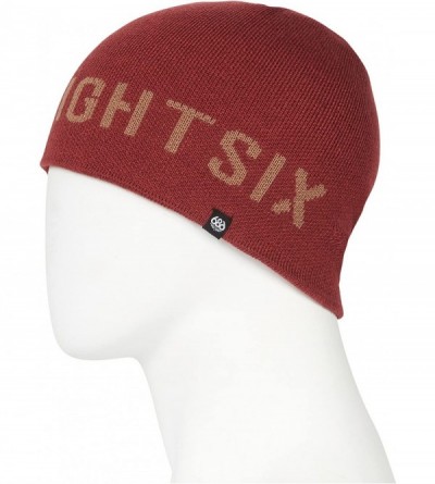 Skullies & Beanies Men's Switch Reversible Beanie - One-Size - Rusty Red - CB180RQ5L64 $18.04