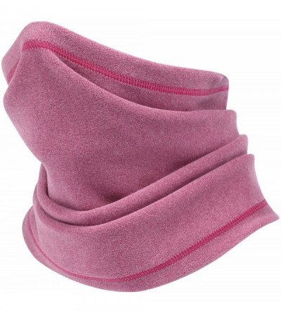 Balaclavas Thermal Warmer Gaiter Winter Motorcycle - Rose Red - CX18ZD58L62 $12.88