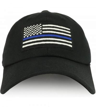 Baseball Caps USA American Flag Embroidered Adjustable Cotton Cap - Tbl - C41805G25KE $17.42