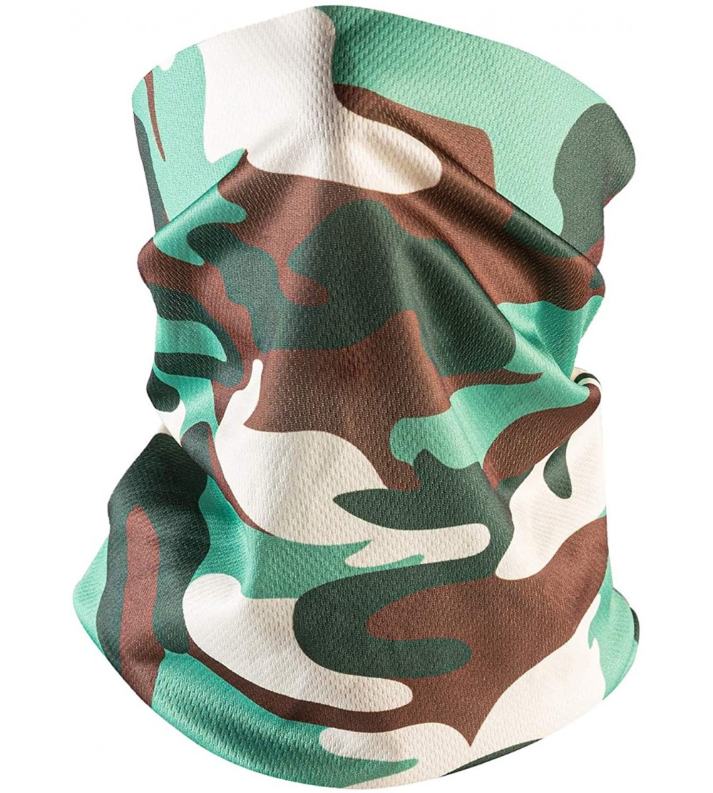 Balaclavas Face Bandanas Neck Gaiters for Men Women Dust Scarf Balaclava Headbands - Camo - CD197WHCW04 $14.08