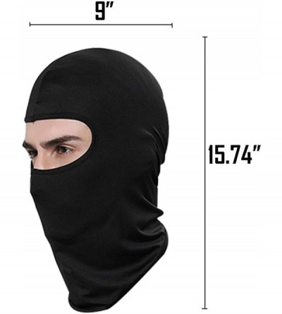 Balaclavas Ultra Thin CS Outdoor Balaclava Lycra Face Mask Cycling Hood Hat - Coffee C - CC196TYWN6Q $8.13