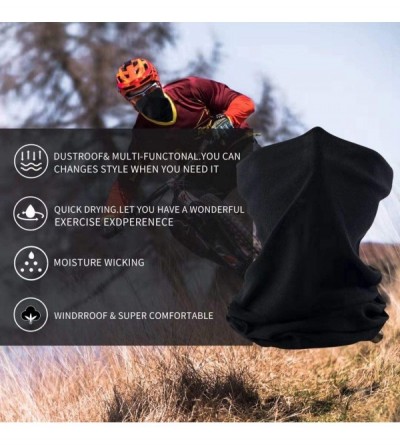 Balaclavas Mens Warm Windproof Face Cover - Thick Dustproof Breathable Neck Cover - Color Set 1 - CP197RLKR4L $15.97