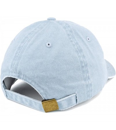 Baseball Caps Established 1949 Embroidered 71st Birthday Gift Pigment Dyed Washed Cotton Cap - Light Blue - C8180L6WCU5 $18.15