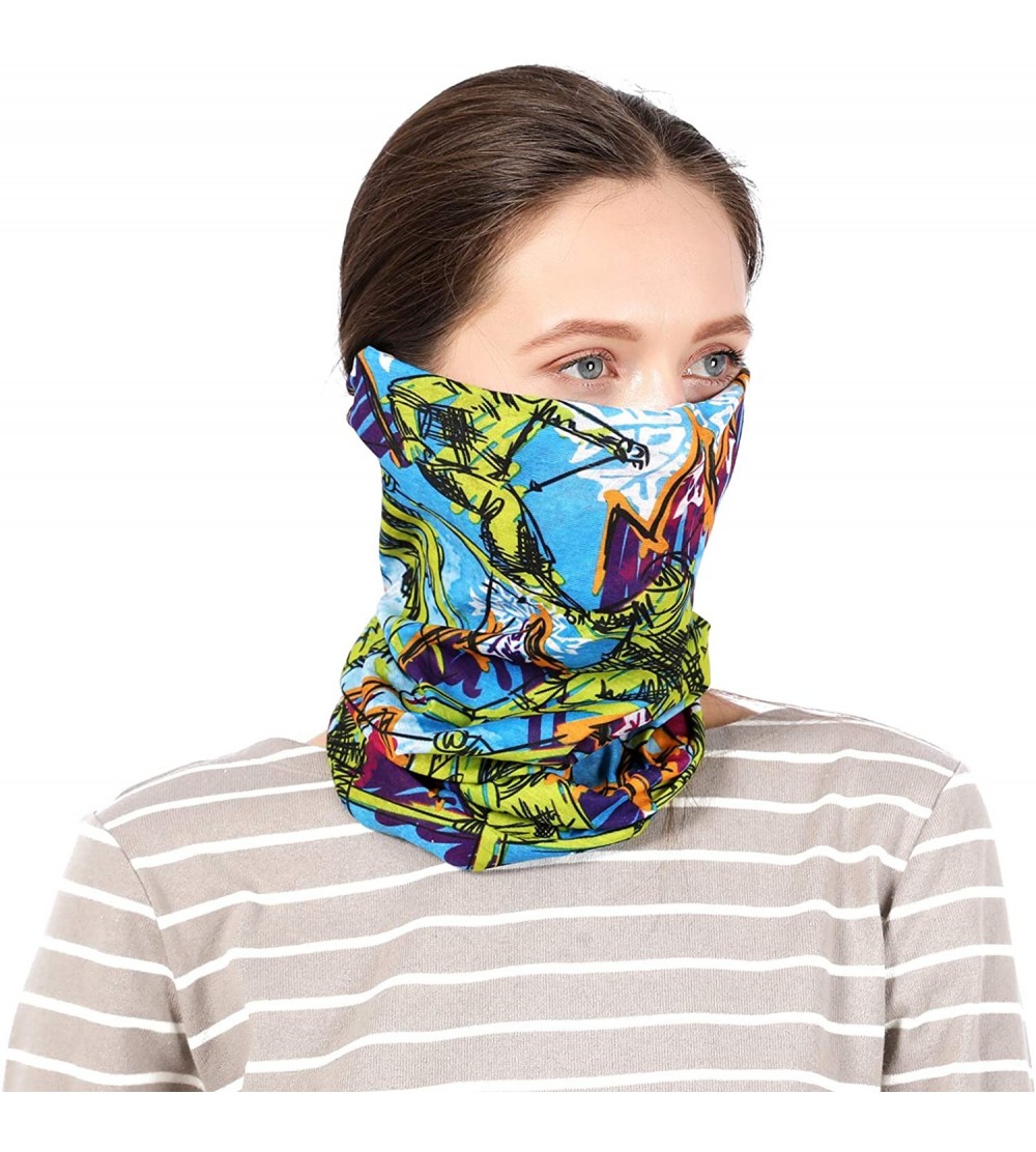 Balaclavas Breathable Neck Gaiters Dustproof Face Scarf UV Protection Balaclava - Br20 - CE198DMZ0TX $10.28