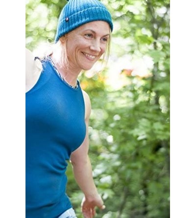 Skullies & Beanies 100% Wool Rib Knit Beanie Hat Cap for Women & Men - Natural - CE184ZCL70I $33.11