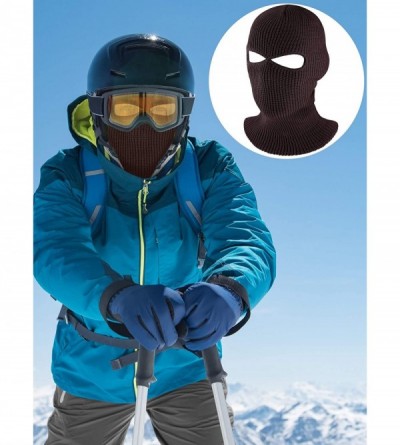 Balaclavas Ultra Thin Winter Cycling Balaclava Outdoor - Black- Coffee- Navy Blue - C018KWNMT0Z $14.33