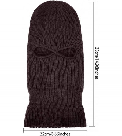 Balaclavas Ultra Thin Winter Cycling Balaclava Outdoor - Black- Coffee- Navy Blue - C018KWNMT0Z $14.33