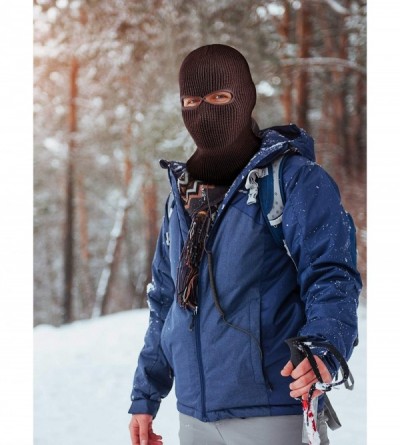 Balaclavas Ultra Thin Winter Cycling Balaclava Outdoor - Black- Coffee- Navy Blue - C018KWNMT0Z $14.33