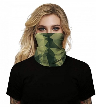 Balaclavas Seamless Rave Bandana Mask Headwear Neck Gaiter Scarf Unisex Balaclava Face Mask - Camouflage02 - CH1983O5NGT $9.24