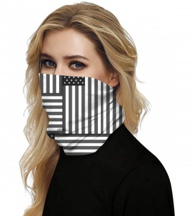 Balaclavas Stars and Stripes USA Flag Bandana Neck Gaiter Balaclavas Scarf Headband - Usa Flag 1 - C619994IYG0 $15.52