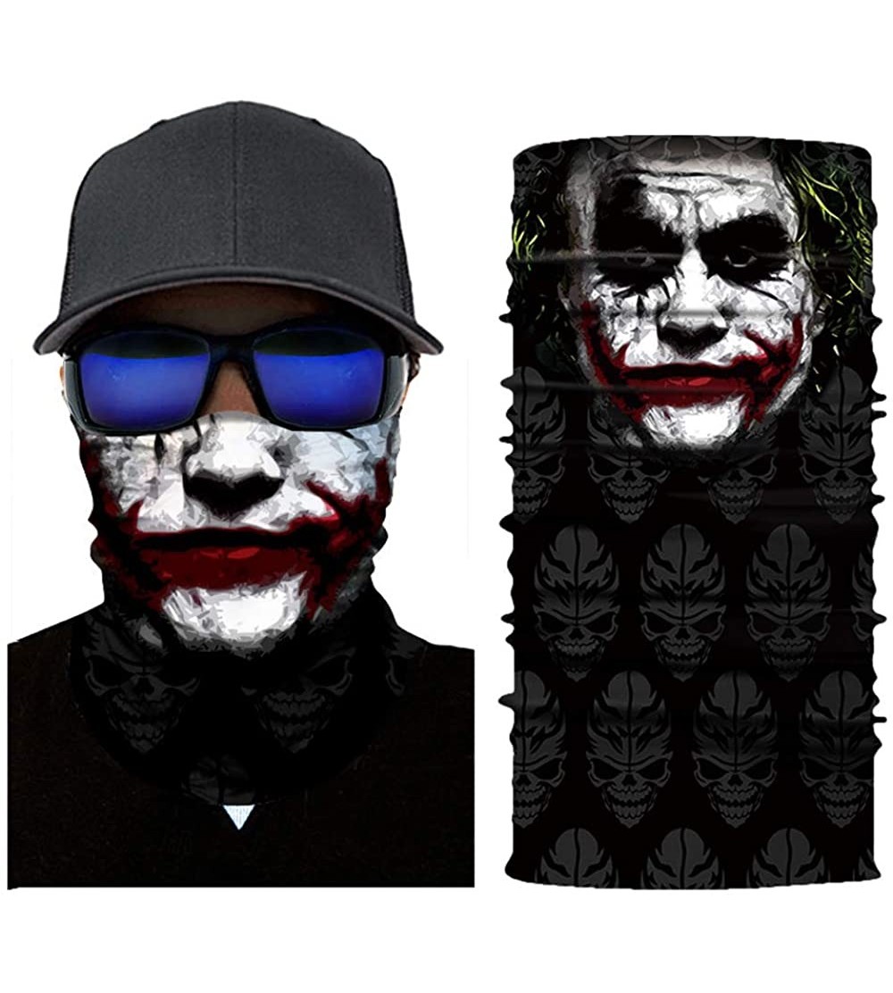 Balaclavas Magic Scraf Rave Bandana Neck Gaiter Unisex SeamlessTube Headwear Bandana Motorcycle Face Balaclava for Women Men ...