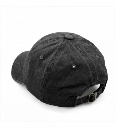 Baseball Caps Unisex Mama Bear Denim Hat Adjustable Washed Dyed Cotton Dad Baseball Caps - Print Logo Black 2 - CP18QL0LC27 $...