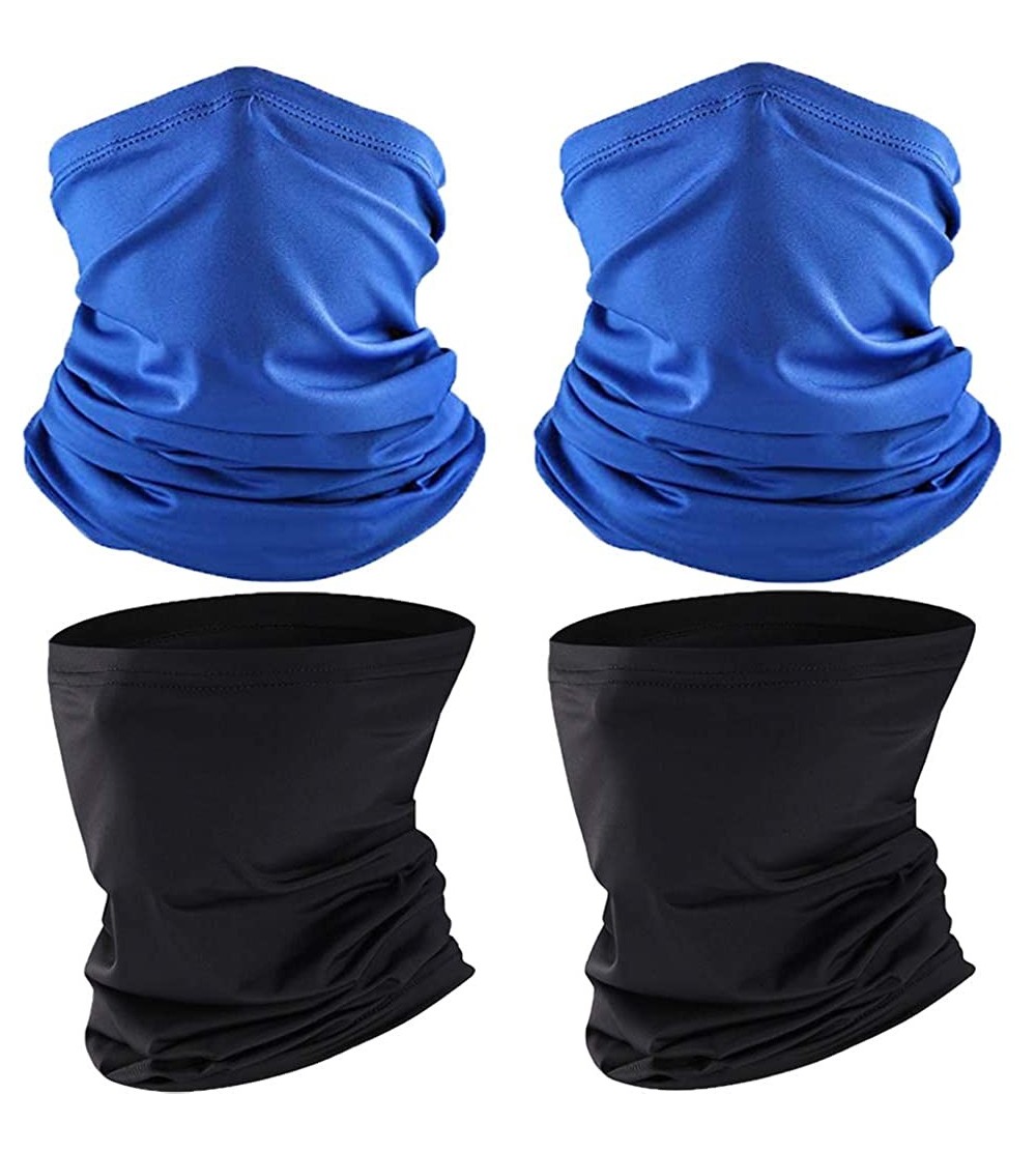 Balaclavas Neck Gaiter Face Bandanas Mask for Women Balaclava for Men Face Scarf Cover for Dust- Sports- Outdoor 4pcs - CU198...