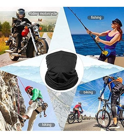 Balaclavas 6 Packs Bandana Neck Gaiter Balaclava for Men and Women- Anti Dust Breathable Face Scarf for Outdoor Sports - CB19...