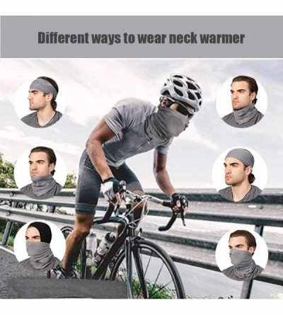 Balaclavas Cooling Neck Gaiter Face Mask Men Women Bandana Headwear for Dust Wind Sun Protection - 2 Combination 02 - CY198U6...