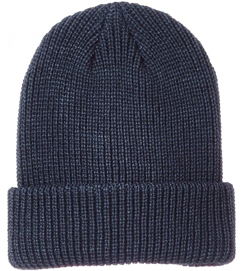 Skullies & Beanies Men's Winter Chunky Rib Knitted Beanie Hat - Blue1 - C418X4MM22Y $9.01