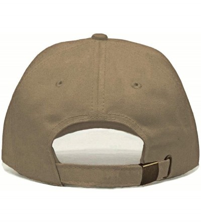 Baseball Caps Character Baseball Embroidered Unstructured Adjustable - Khaki - C218NRCN8TK $17.80