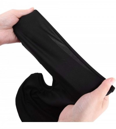 Balaclavas Balaclava Ski Mask - Small - Black- 2-Pack - CL12K8PHJST $9.43