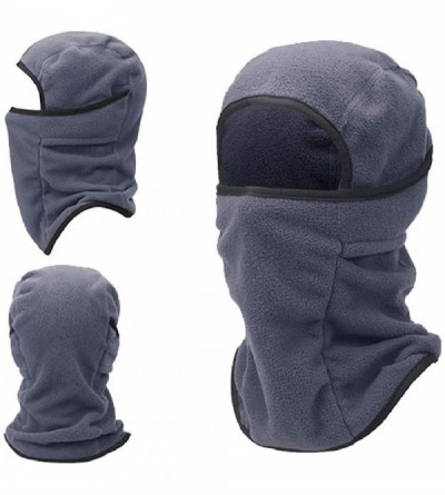 Balaclavas Balaclava Face Mask for Cold Weather Fleece Ski Mask Neck Warmer - Skiing - Light Grey - CD18M3T06Y4 $10.19