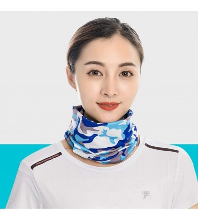 Balaclavas Seamless Face Mask Neck Gaiter Scarf Sun UV Protection Dust Wind Bandana Balaclava Headwear for Men Women - CJ197T...