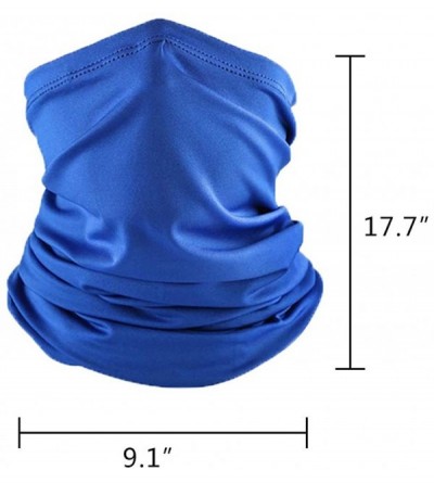 Balaclavas Seamless Face Mask Neck Gaiter Scarf Sun UV Protection Dust Wind Bandana Balaclava Headwear for Men Women - CJ197T...