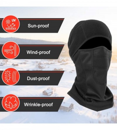 Balaclavas RUPUMPACK Balaclava Protection Lightweight Breathable - Black - CO18X6WQU44 $10.87