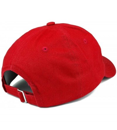 Baseball Caps Classic 1928 Embroidered Retro Soft Cotton Baseball Cap - Red - C318CO6OYZZ $18.44