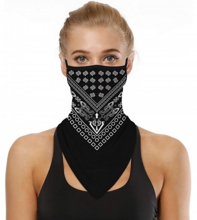 Balaclavas Ear Hangers Face Mask Seamless Bandanas Headband Scarf Neck Gaiter Sun UV Wind Protection Earhook Balaclava - CU19...