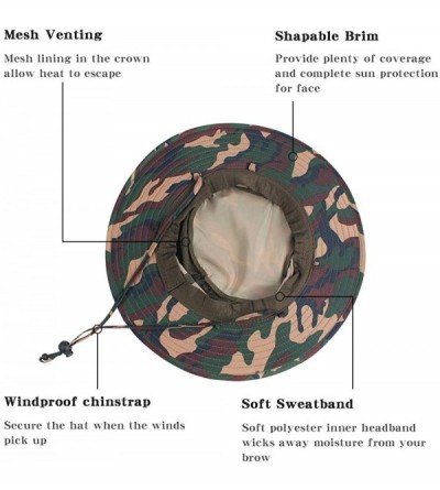 Sun Hats Outdoor Sun Hat Men Women Wide Brim Flap Fishing Cap Neck Flap & Face Cover Mask Hat - Camouflage - C418WECNMN8 $12.74