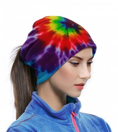 Balaclavas Neck Gaiter Headwear Face Sun Mask Magic Scarf Bandana Balaclava - Tie Dye Print - CL1979M22K4 $18.17