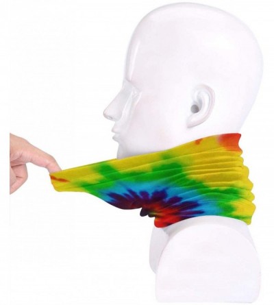 Balaclavas Neck Gaiter Headwear Face Sun Mask Magic Scarf Bandana Balaclava - Tie Dye Print - CL1979M22K4 $18.17