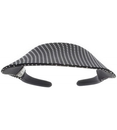 Visors Midsize Print Visor - White Dot on Black - CV12E3BE32T $12.09