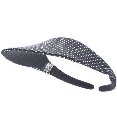 Visors Midsize Print Visor - White Dot on Black - CV12E3BE32T $12.09