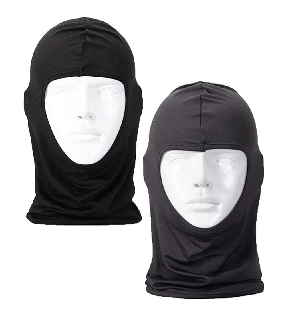 Balaclavas Balaclava Face Mask Windproof Ski Mask Face Cover for Cold Weather - Dark Grey+black - CP192SH05GK $11.07