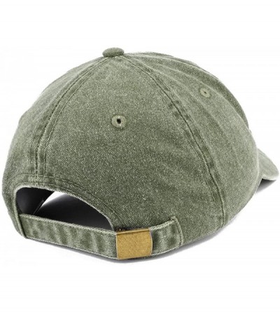 Baseball Caps Established 1950 Embroidered 70th Birthday Gift Pigment Dyed Washed Cotton Cap - Olive - C6180N2L7GR $22.04