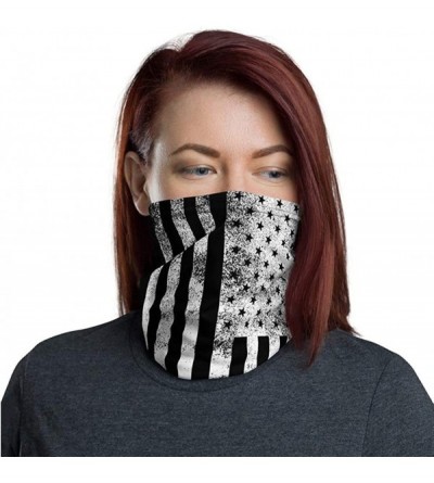 Balaclavas Multifunctional Seamless Face Mask Bandanas Headband Neck Gaiter for Dust-Sun UV Protection - American Flag 5 - CK...