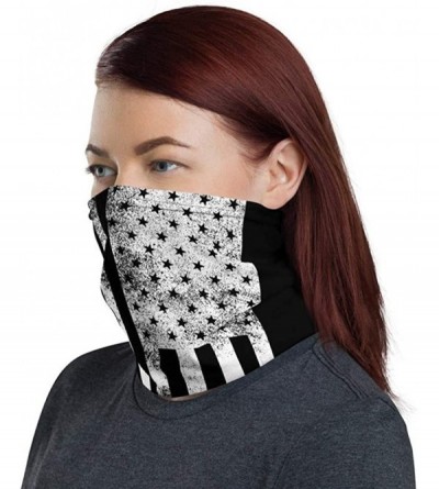 Balaclavas Multifunctional Seamless Face Mask Bandanas Headband Neck Gaiter for Dust-Sun UV Protection - American Flag 5 - CK...