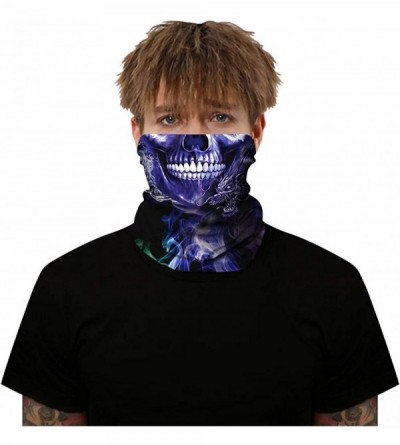 Balaclavas Unisex Seamless Rave Bandana Neck Gaiter Tube Balaclavas Headwear Bandana - Style10 - CR197RE8HAO $11.00