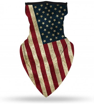 Balaclavas Seamless Balaclava Bandana Headwear Motorcycle - American Flag - CY1999QGHMX $10.39