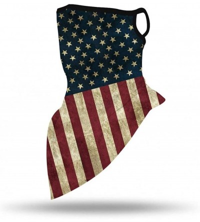 Balaclavas Seamless Balaclava Bandana Headwear Motorcycle - American Flag - CY1999QGHMX $10.39