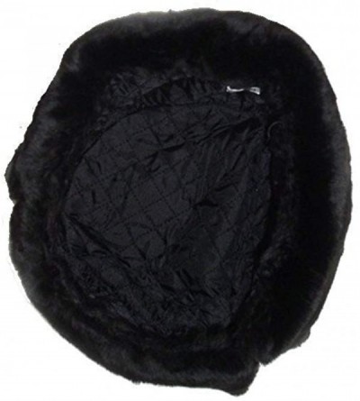 Skullies & Beanies Russian Winter HatShapka-UshankaBLACKSize L (Metric 60) - CQ11GZ3WK6Z $14.54