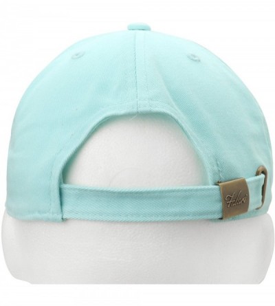 Baseball Caps 12-Pack Wholesale Classic Baseball Cap 100% Cotton Soft Adjustable Size - Aqua - CC18E6LKWNQ $44.42