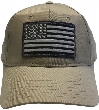 Baseball Caps Flag of The United States of America Adjustable Unisex Adult Hat Cap - Khaki - CK184YU5OWQ $9.14