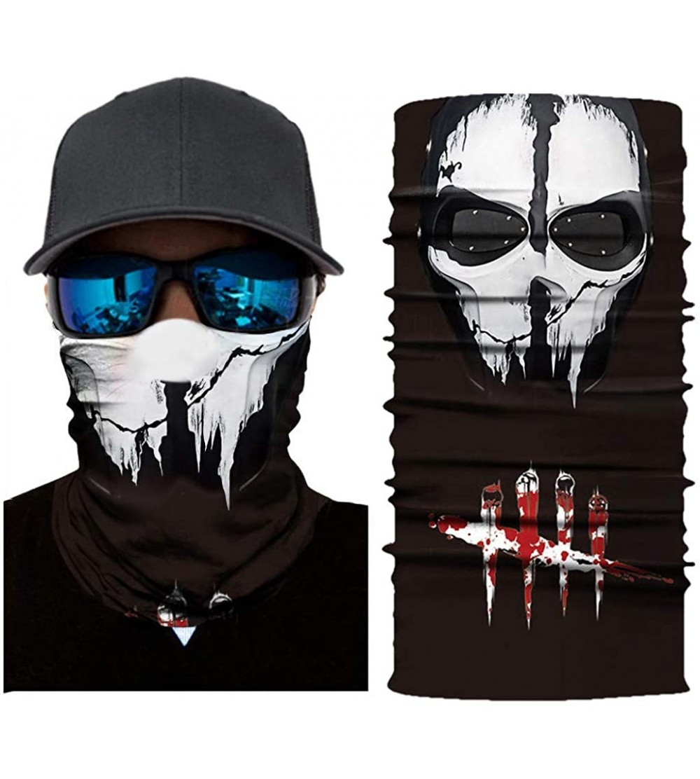 Balaclavas Windproof Seamless Face Mask Bandana for Riding Cycling Motorcycle Multifunctional Headwear (1-Q- Free Size) - CL1...