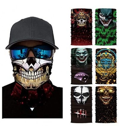 Balaclavas Windproof Seamless Face Mask Bandana for Riding Cycling Motorcycle Multifunctional Headwear (1-Q- Free Size) - CL1...